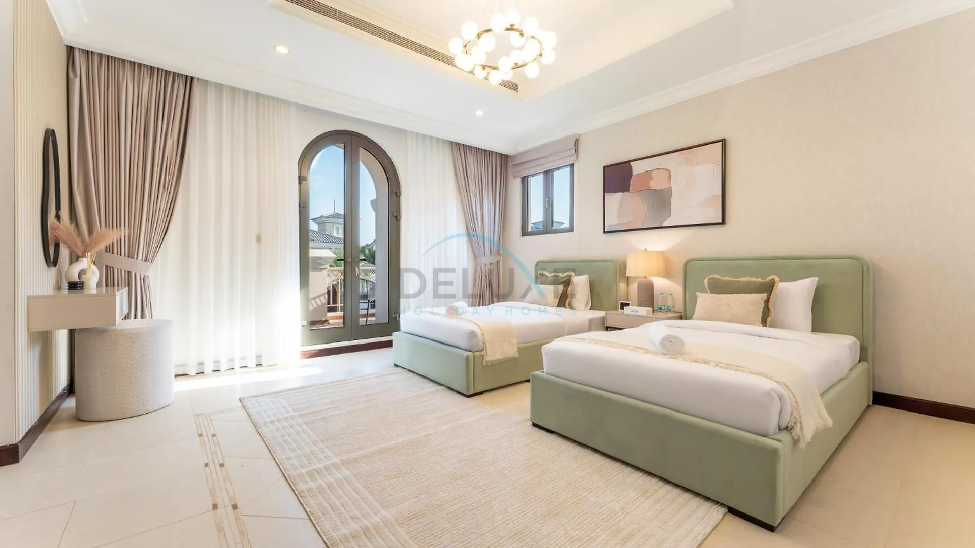 Beachfront 6Br And Assistant'S Room Villa With Private Pool, Palm Villa, Palm Jumeirah By Deluxe Holiday Homes Dubai United Arab Emirates
