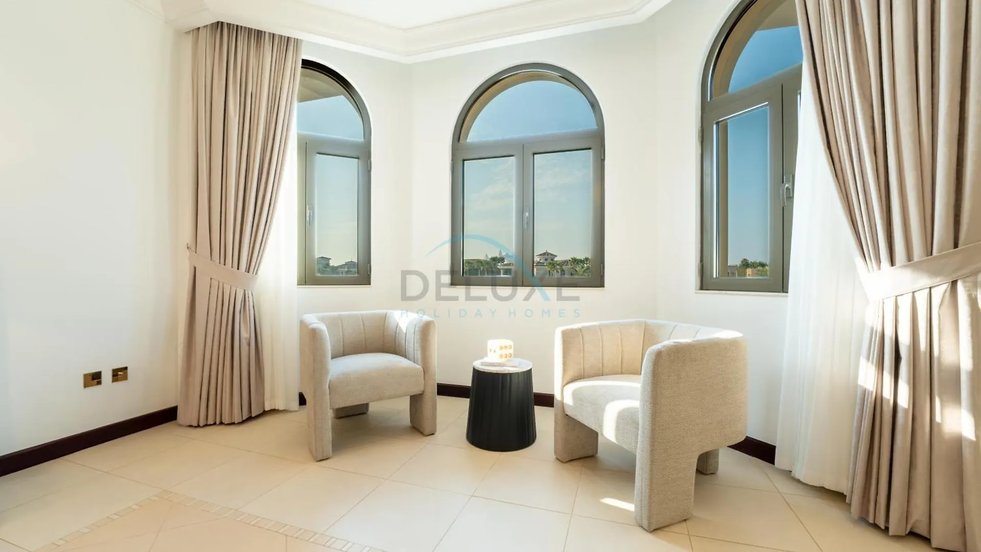 Beachfront 6Br And Assistant'S Room Villa With Private Pool, Palm Villa, Palm Jumeirah By Deluxe Holiday Homes Dubai