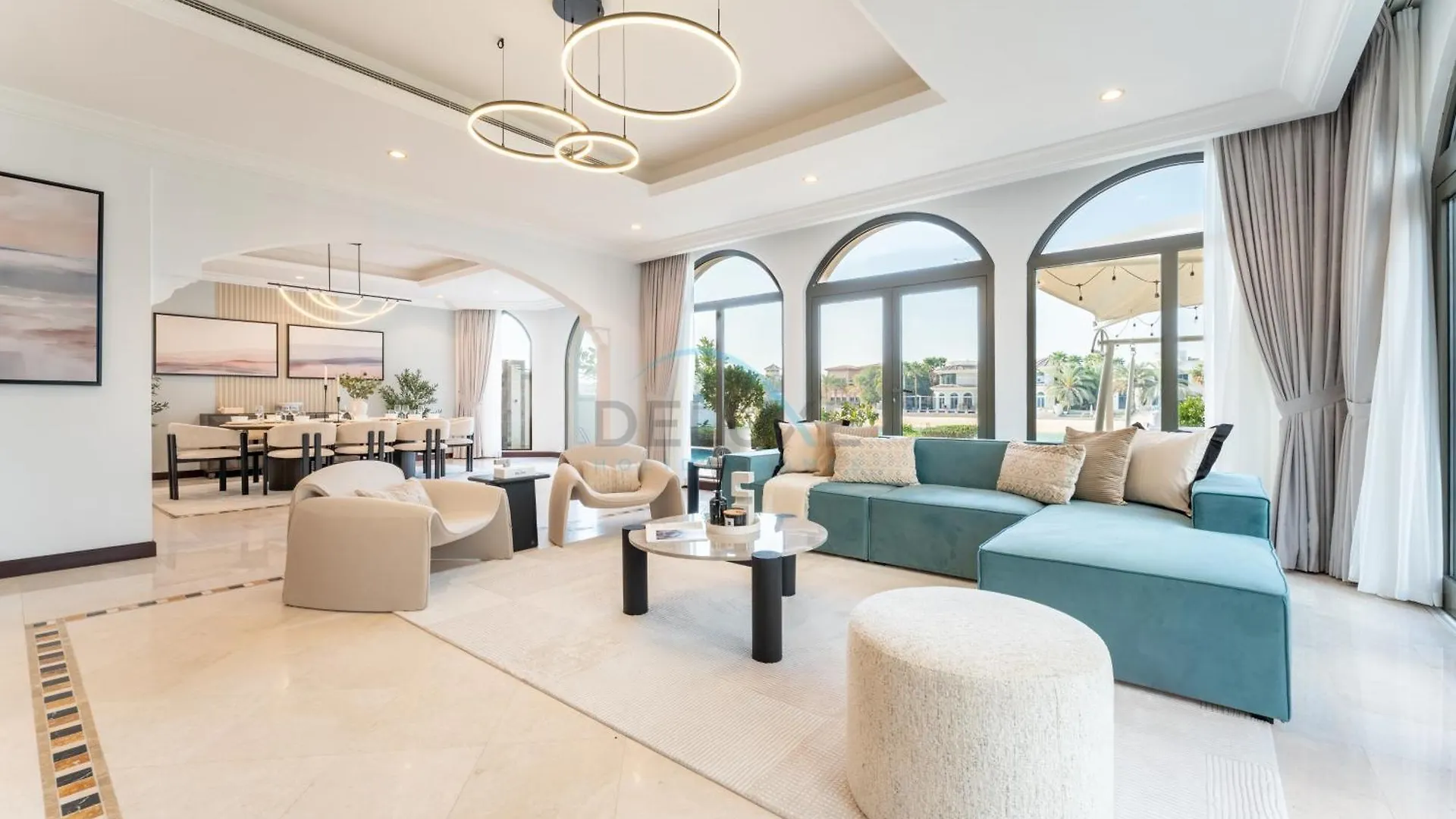Beachfront 6Br And Assistant'S Room Villa With Private Pool, Palm Villa, Palm Jumeirah By Deluxe Holiday Homes Dubai