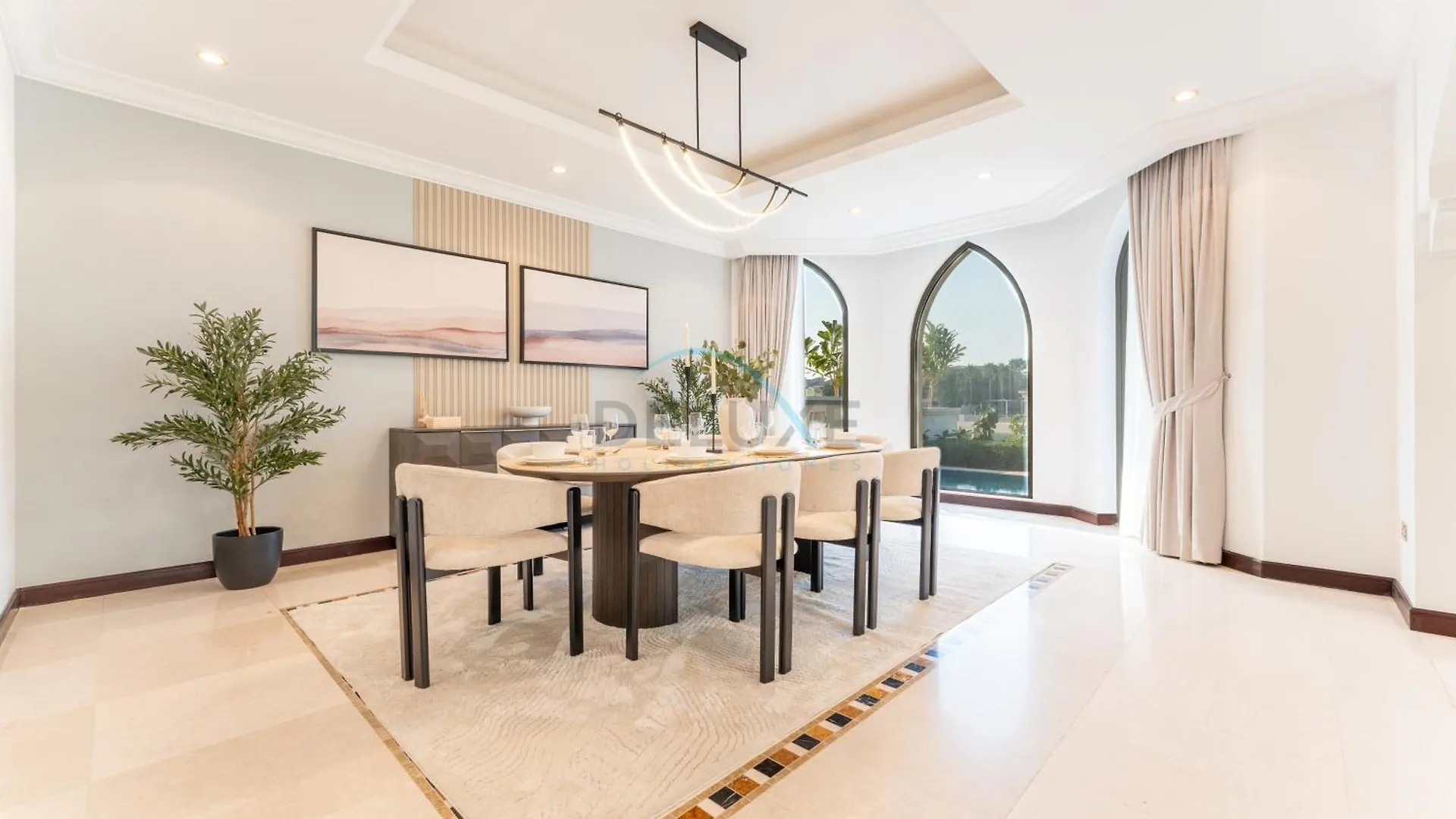 Beachfront 6Br And Assistant'S Room Villa With Private Pool, Palm Villa, Palm Jumeirah By Deluxe Holiday Homes Dubai